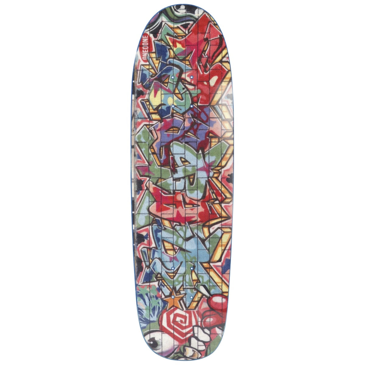 101 Natas Kaupas Graffiti Slick 9.0 Multi skateboard deck graphic