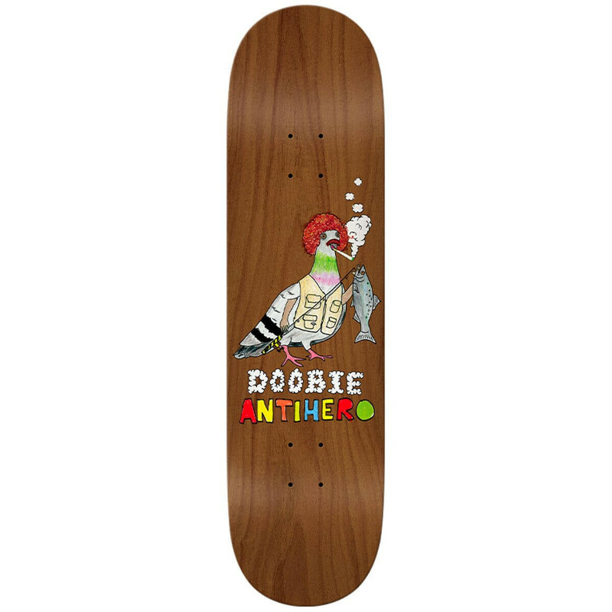 Anti Hero - Victor 'Doobie' Pellegrin Pigeon Vision 8.25 Skateboard Deck.