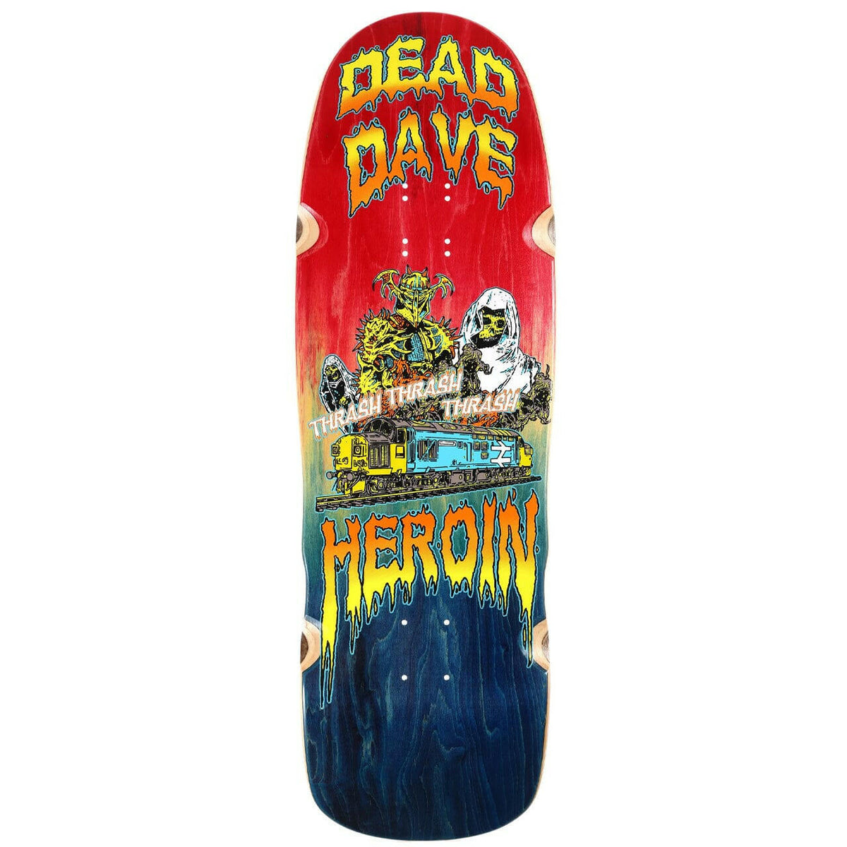 Heroin - Dead Dave Ghost Train 10.1 Skateboard Deck.