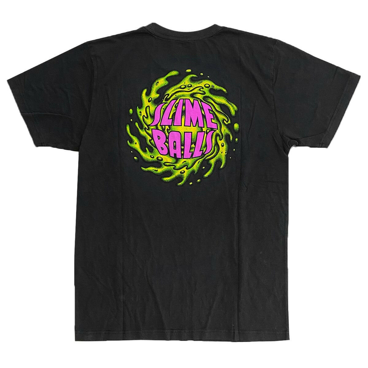 Santa Cruz - Slime Balls Tee Acid Black.