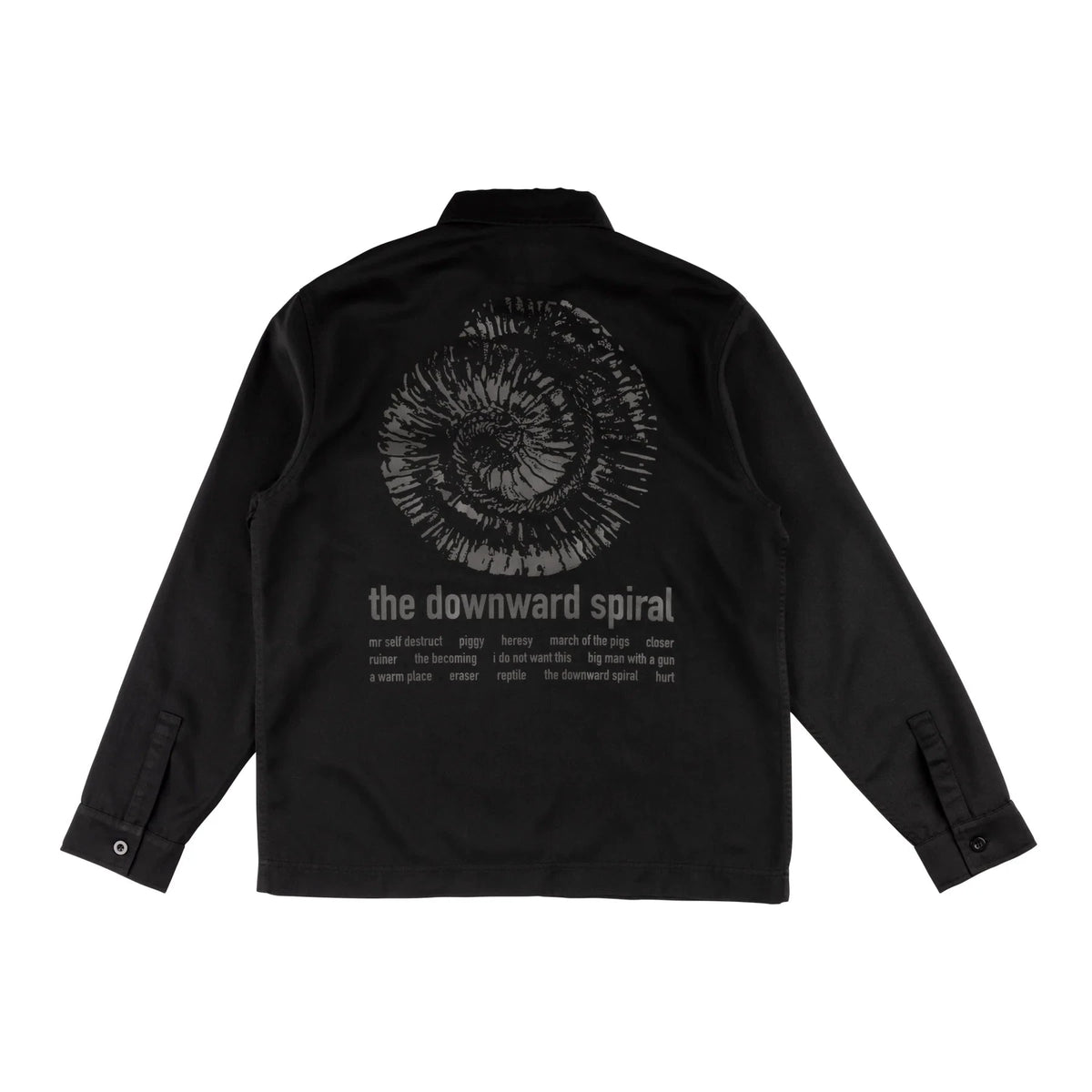Welcome - X Nine Inch Nails Ruiner Twill Zip Work Shirt.