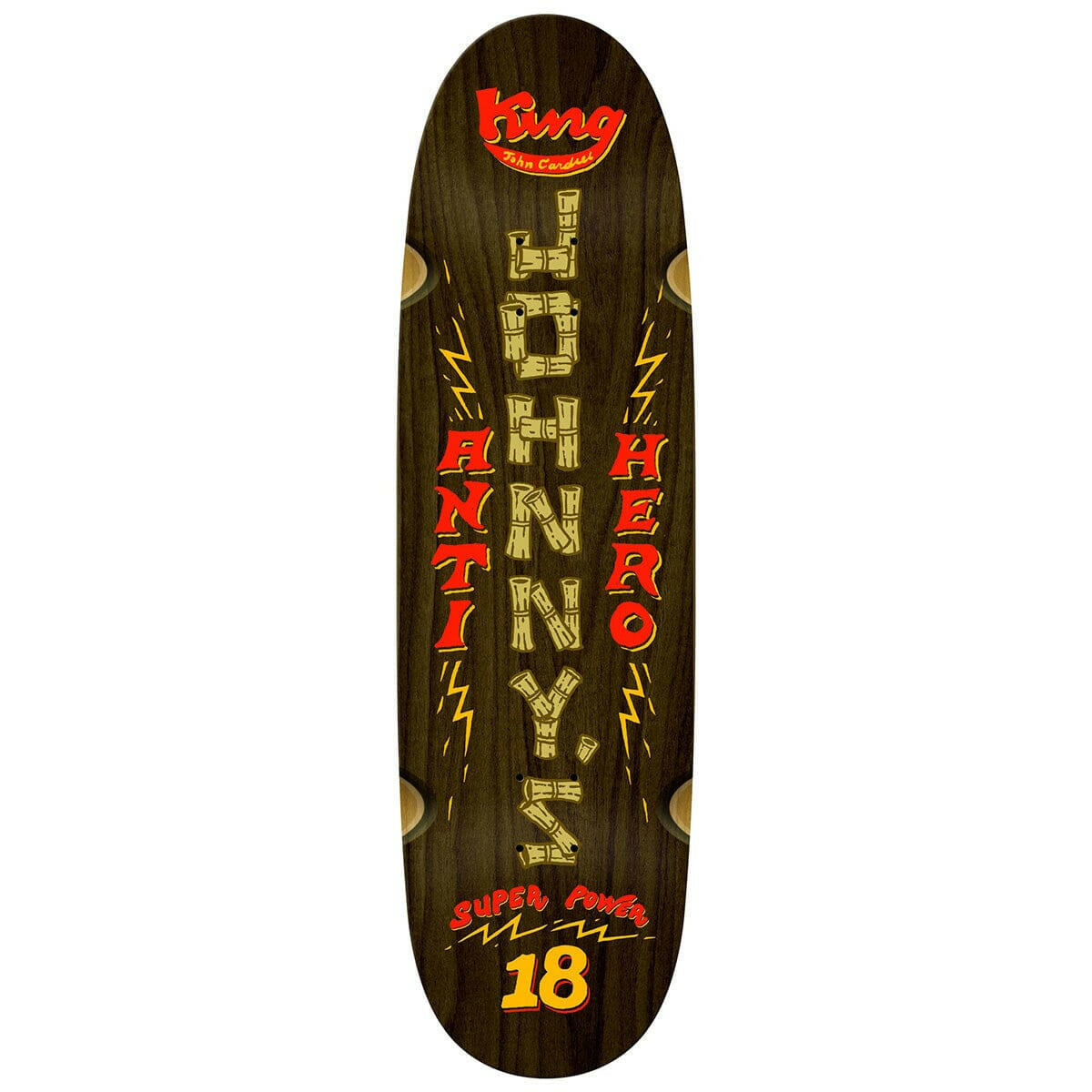Anti Hero - John Cardiel Superpowered 9.18 Skateboard Deck.