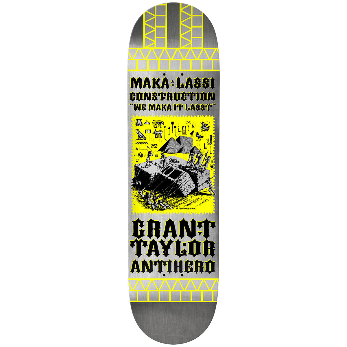 Anti Hero Grant Taylor Makalassi Construction DBX 8.5 Skateboard Deck
