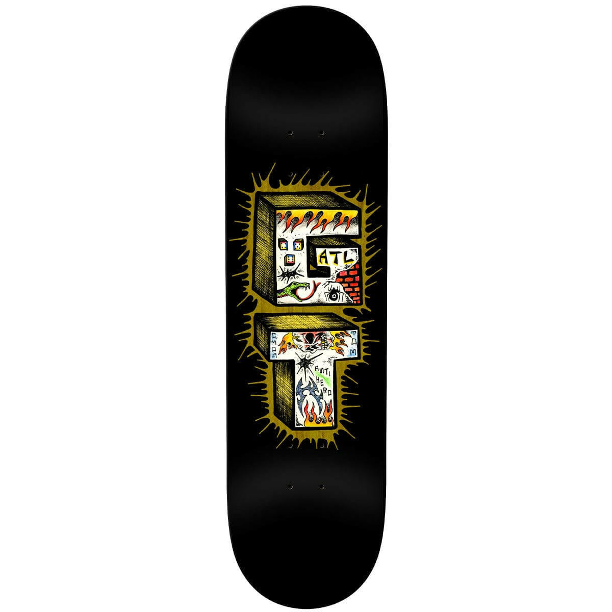 Anti Hero - Grant Taylor Stacked 8.38 Skateboard Deck.