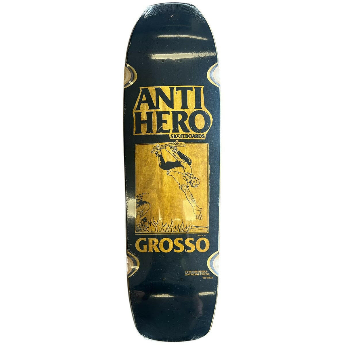 Anti Hero - Jeff Grosso Hand Plant SSD25 9.25 Skateboard Deck.