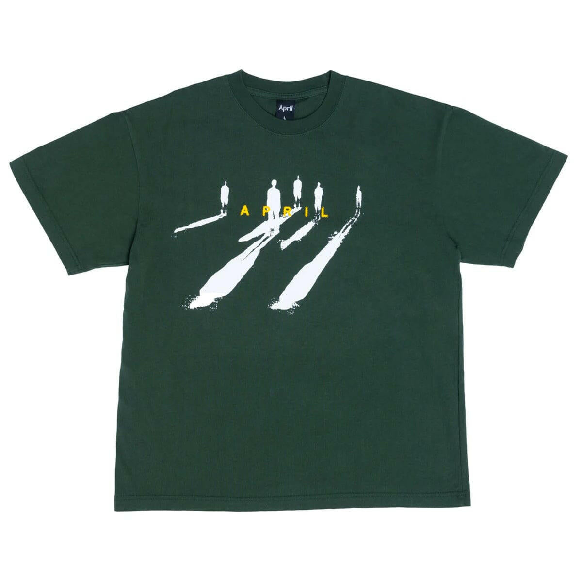 April - Shadows Tee Forest Green.