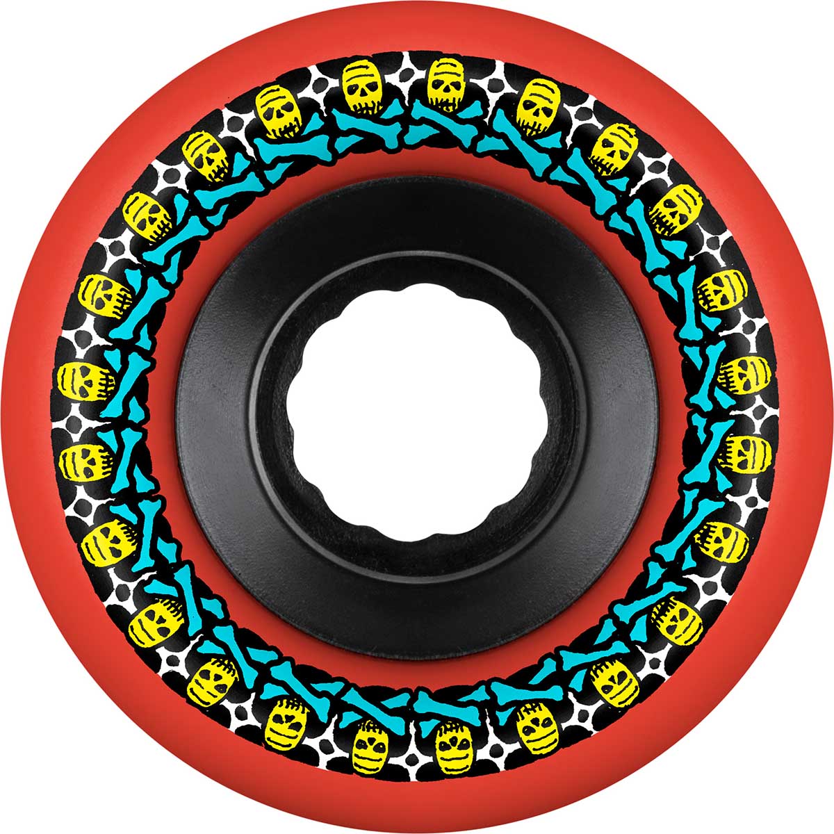 Bones - Rough Riders Red 56MM 80A ATF Skateboard Wheels.