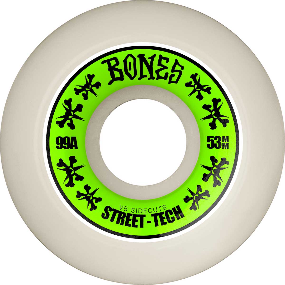 Bones STF 53MM 99A V5 Sidecuts Skateboard Wheels