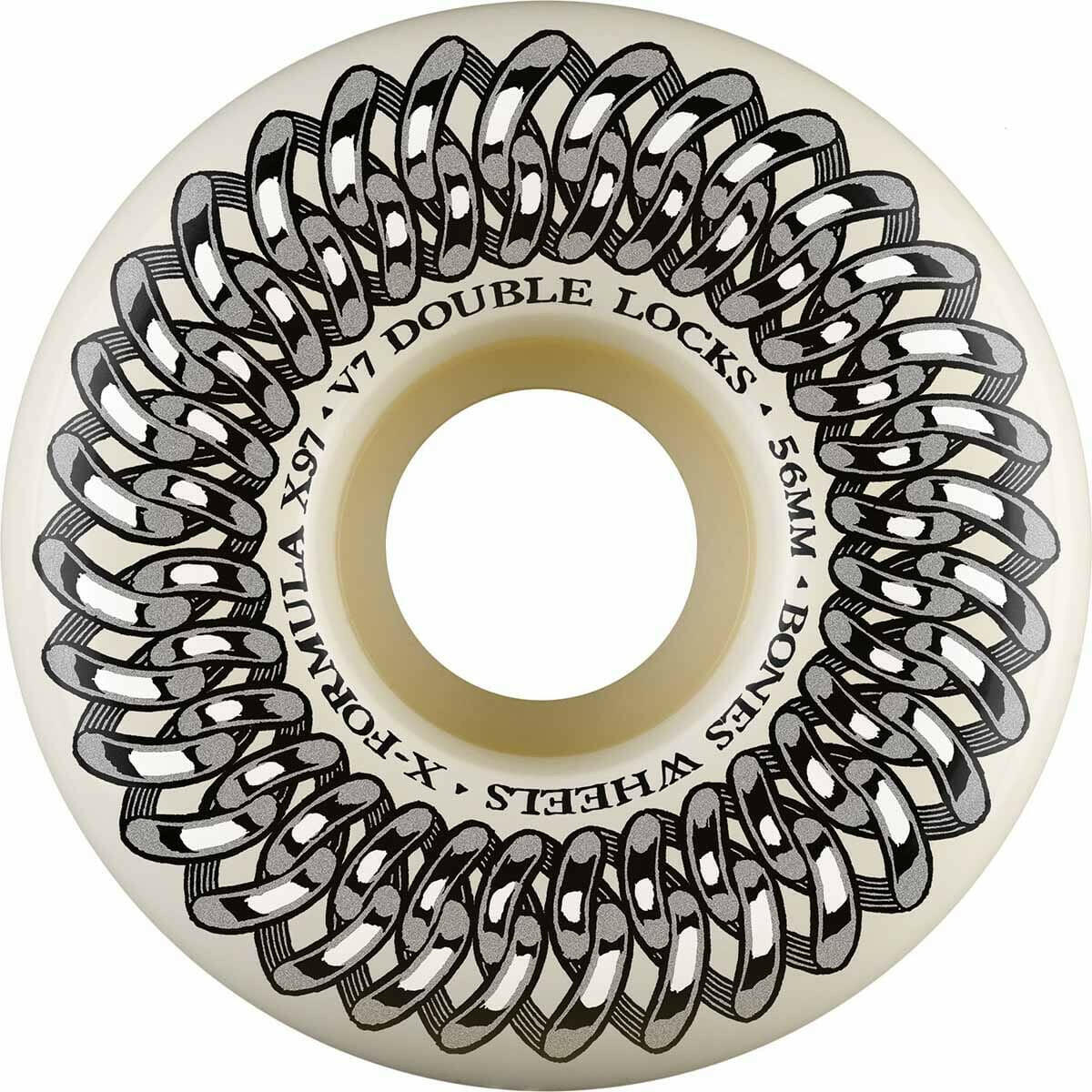 Bones - XF 56MM 97A V7 Double Lock Skateboard Wheels.