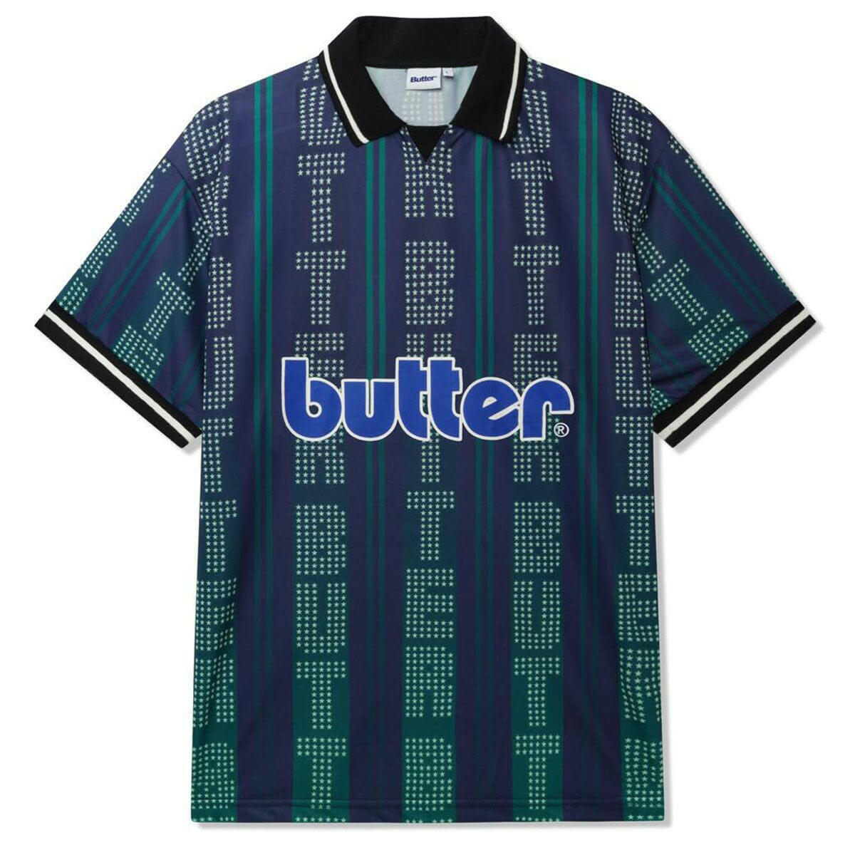Butter Goods - City Jersey Navy/Green.