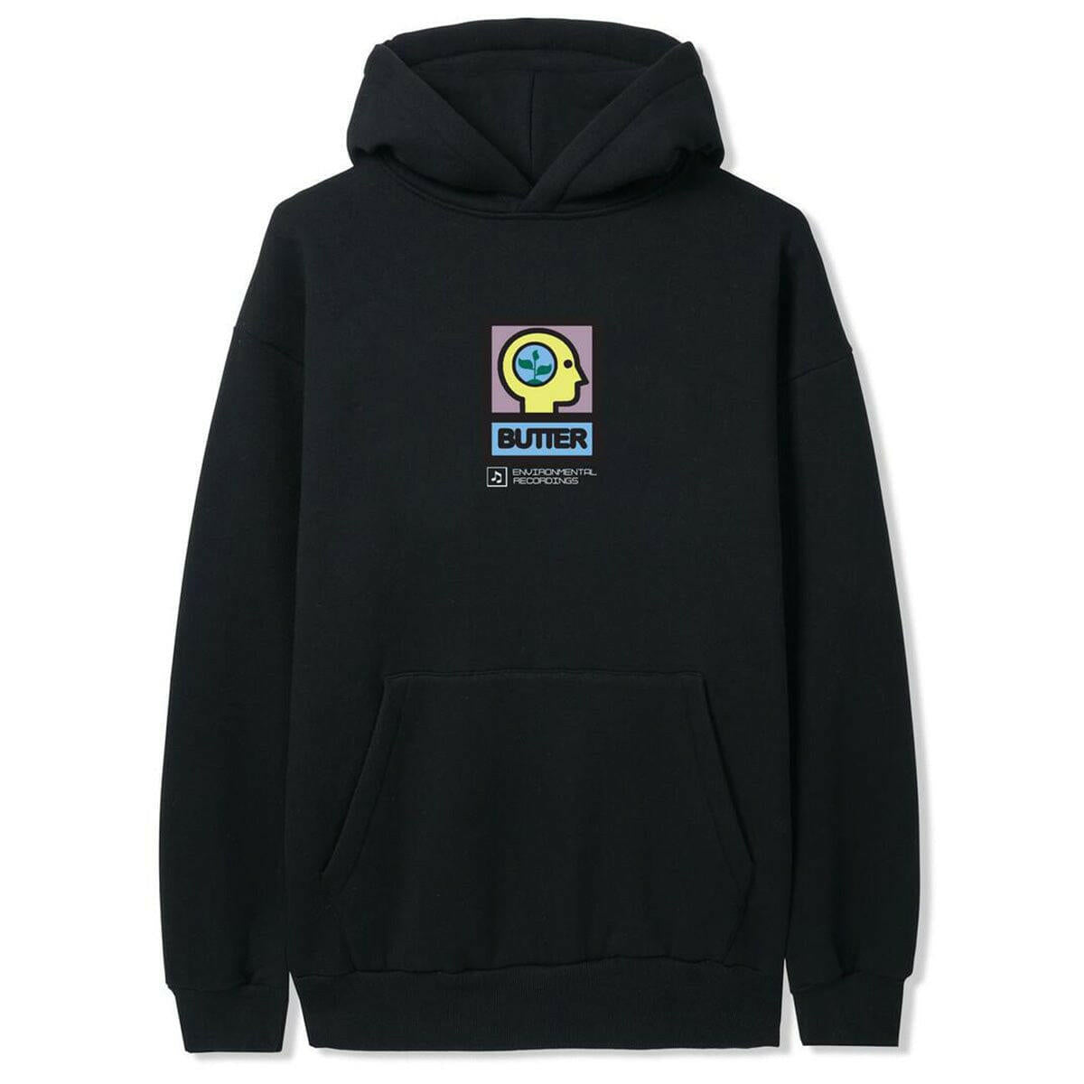 Butter Goods - Environmental Hoodie Black.