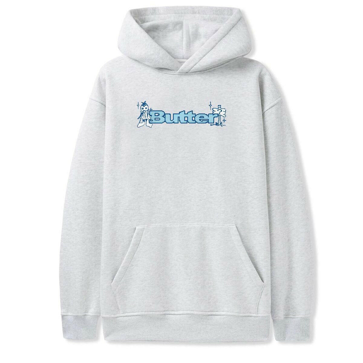 Butter Goods - Quest Logo Hoodie Ash.
