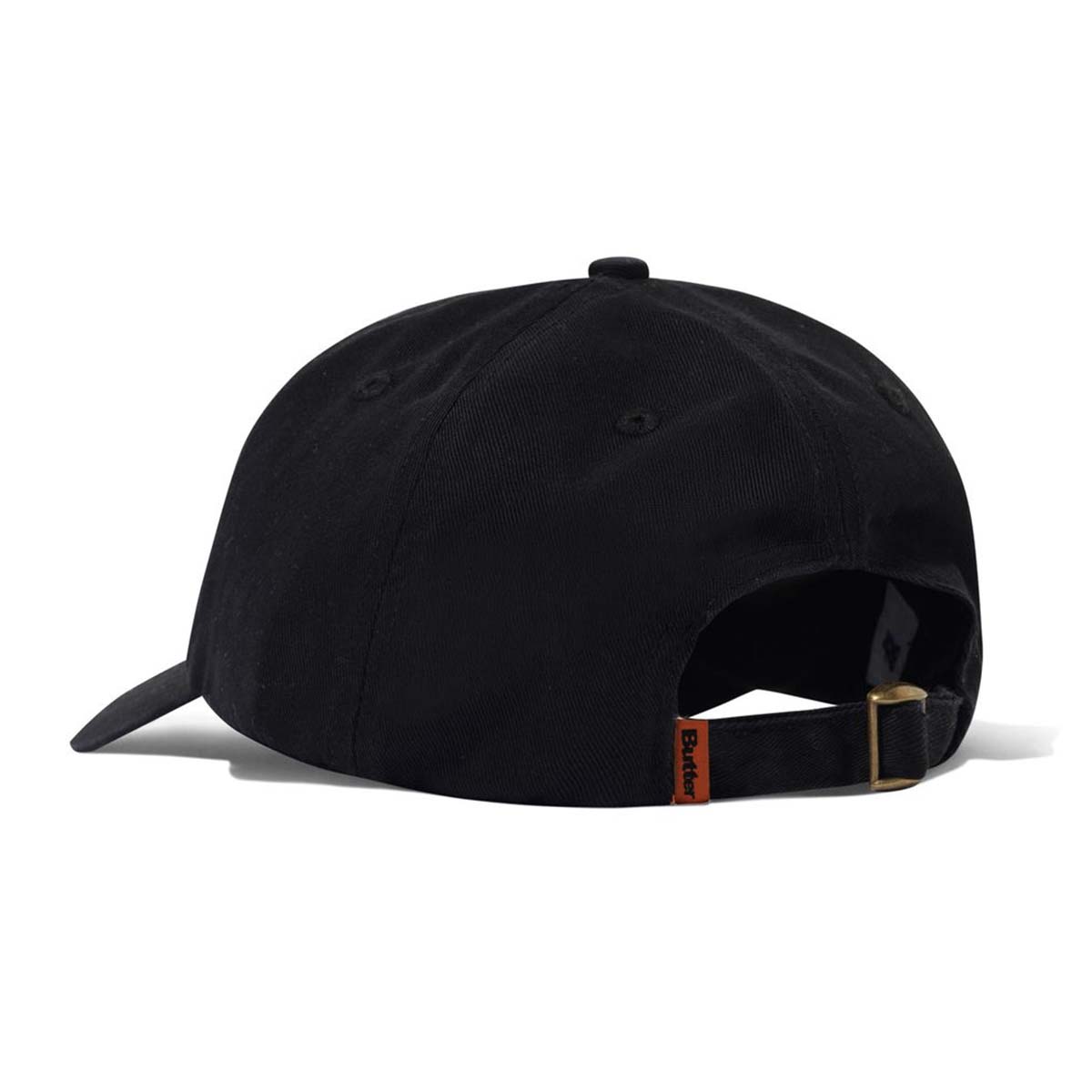 Butter Goods Rounded Logo 6 Panel Cap Black Back