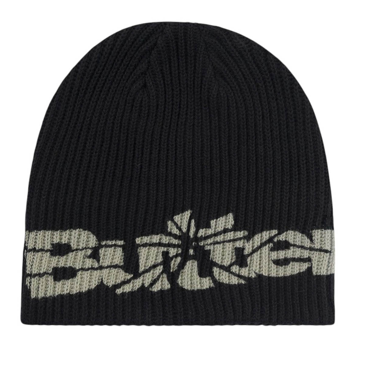 Butter Goods Smashed Logo Knit Skully Beanie Black
