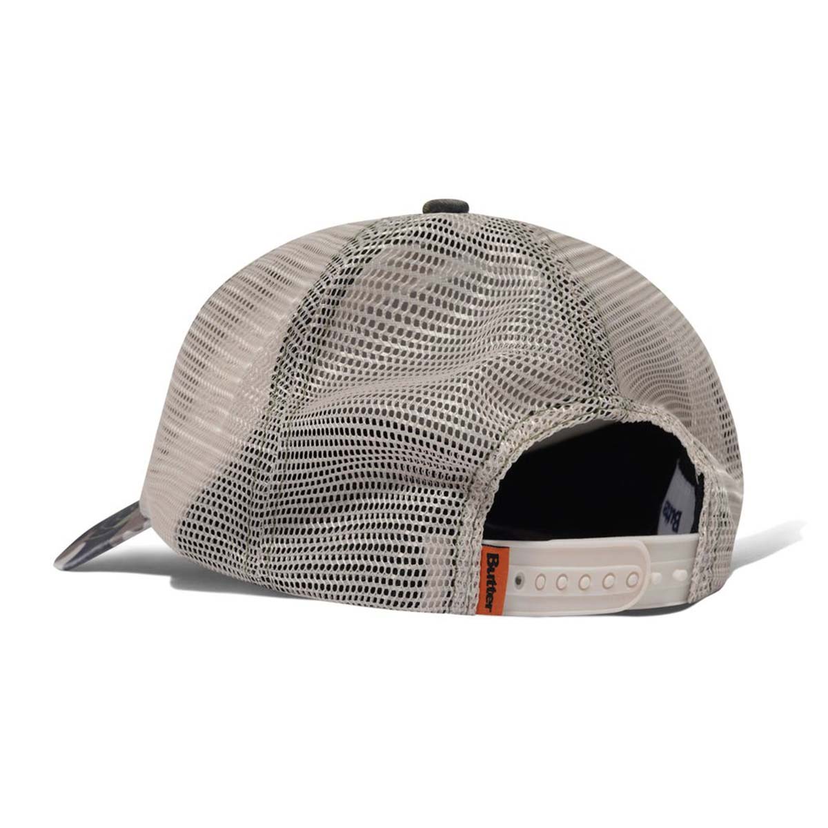 Butter Goods Stencil Trucker Cap Camo Back
