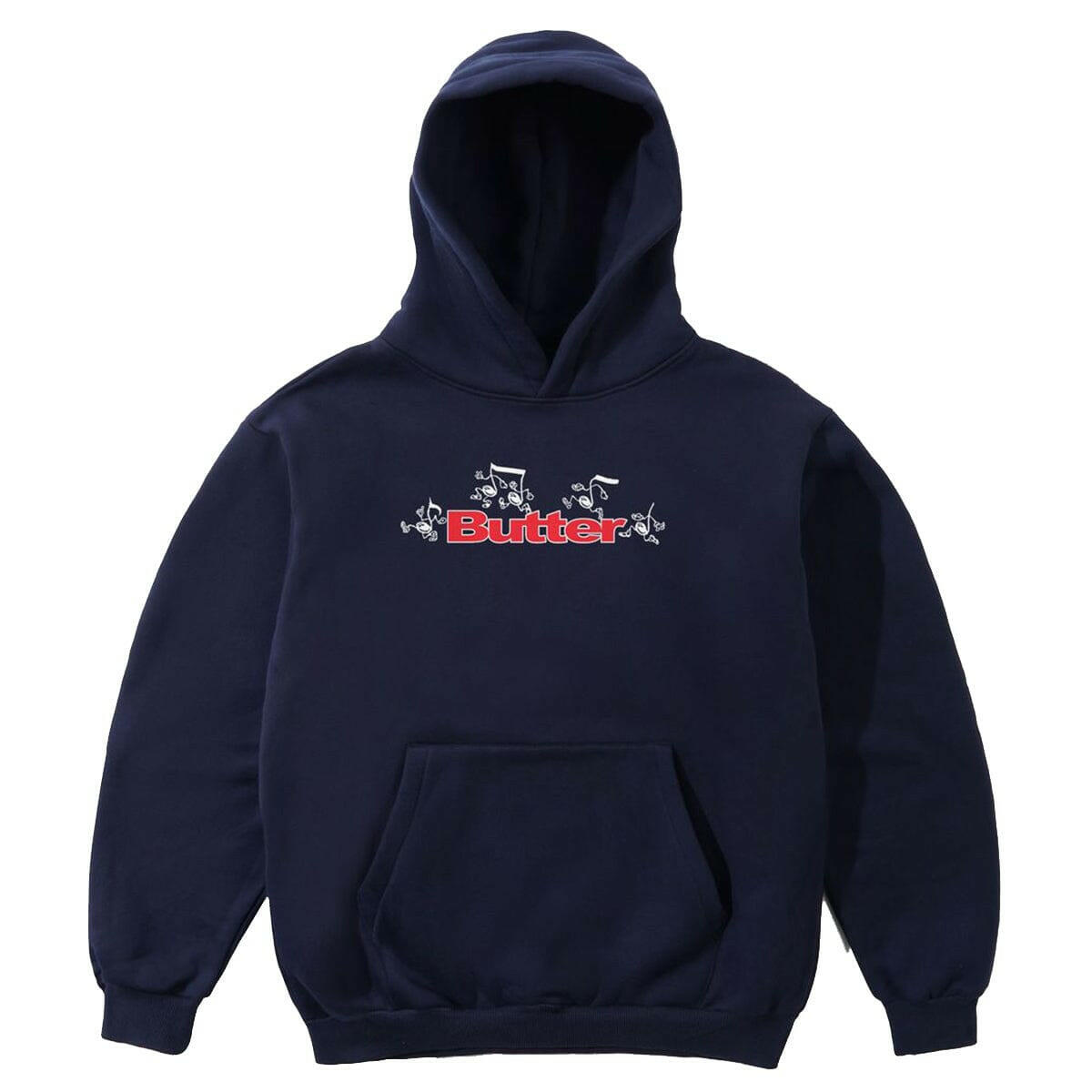 Butter Goods - Tempo Logo Hoodie Navy.