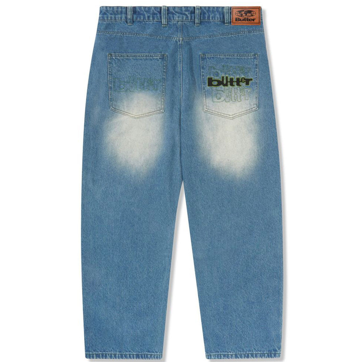 Butter Goods - Warped Denim Jeans Washed Mid Blue