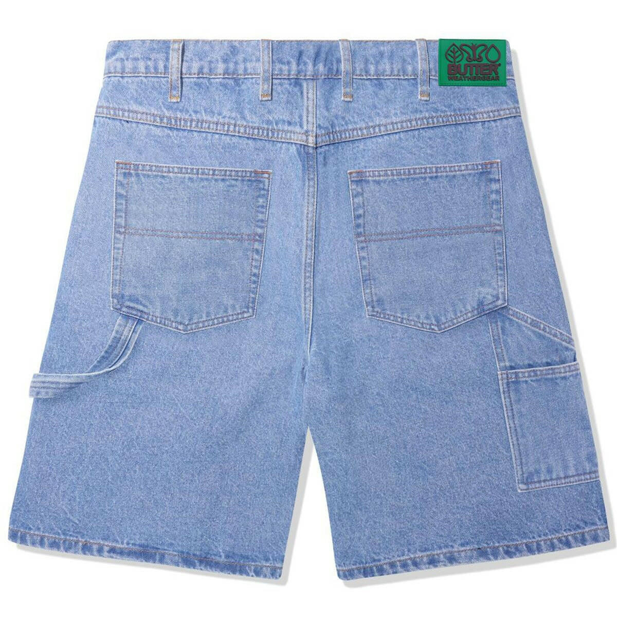 Butter Goods - Weathergear Heavy Weight Denim Shorts Worn Indigo.