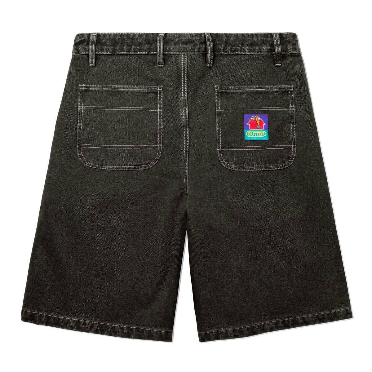 Butter Goods - Work Shorts Washed Black Back