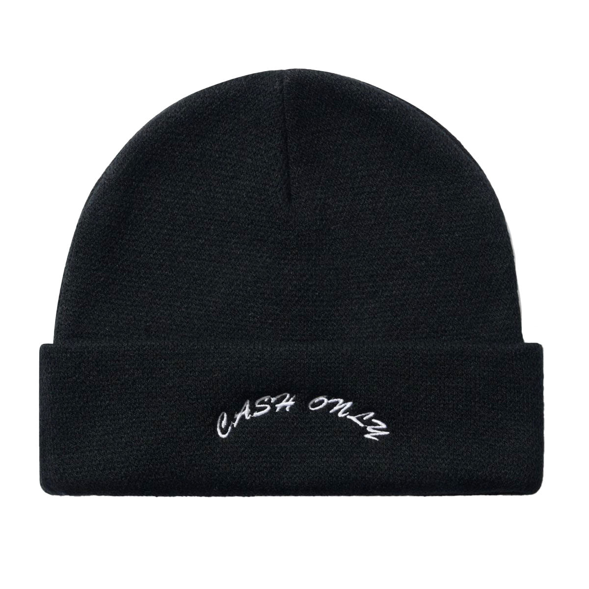 Cash Only Logo Beanie Black.