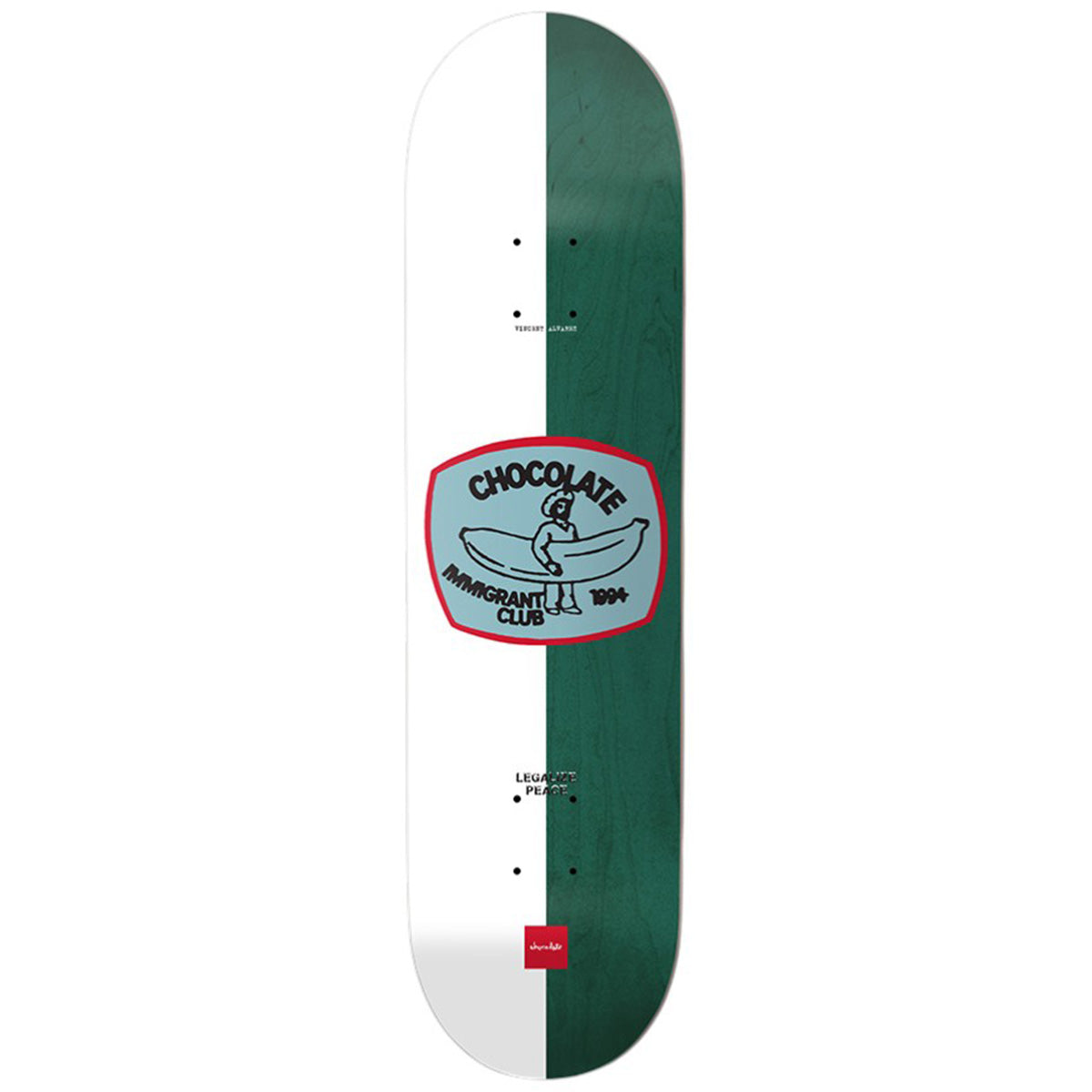 Chocolate Vincent Alvarez Know Your Rights 8.25 Skateboard Deck