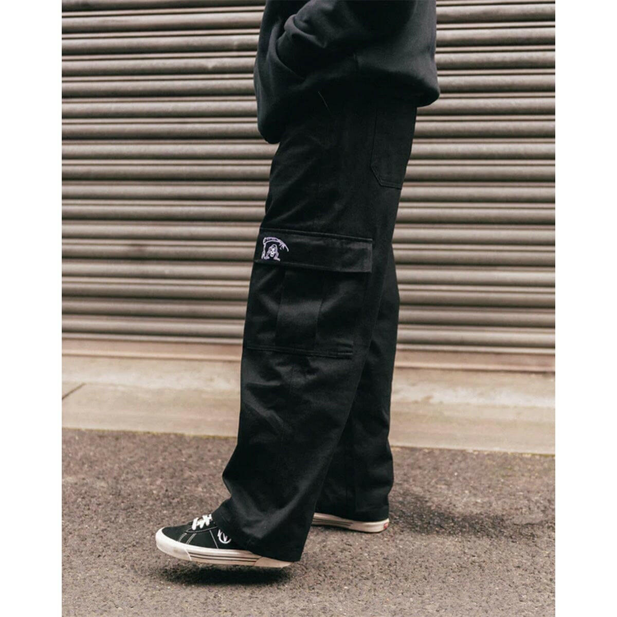 Crawling Death - Reaper Logo Cargo Pants Black.