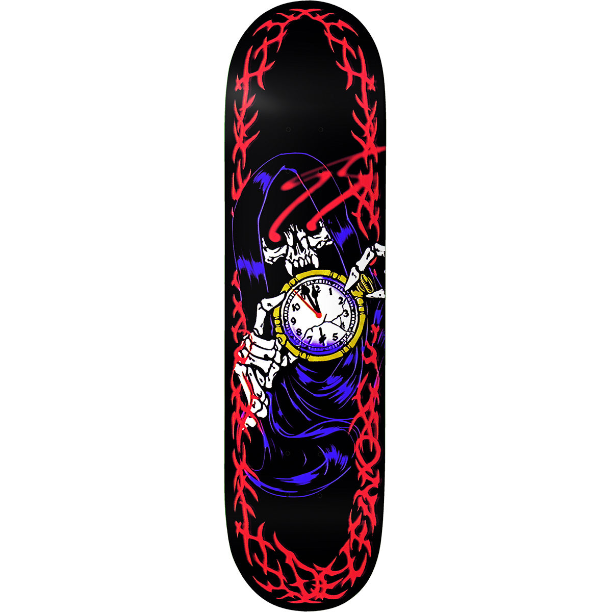 Deathwish Pedro Delfino Tribal 8.5 Skateboard Deck
