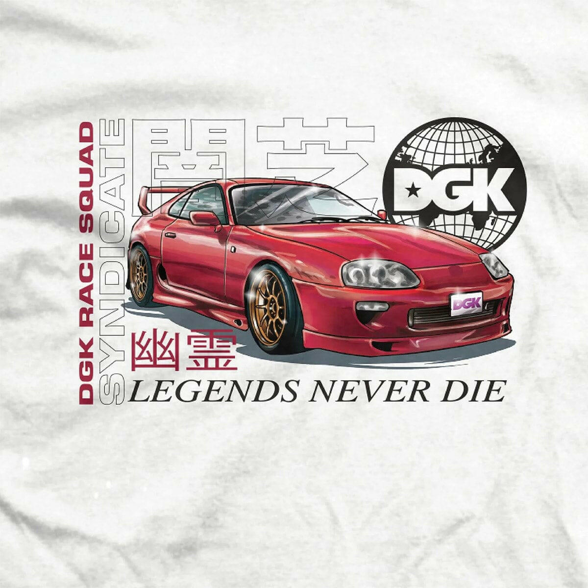 DGK - Syndicate Tee White.