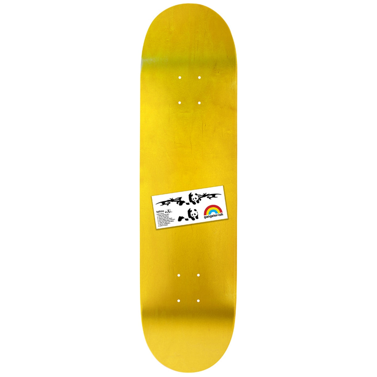 Enjoi Louie Barletta Bondage 8.25 Skateboard Deck Blue - top/reverse view