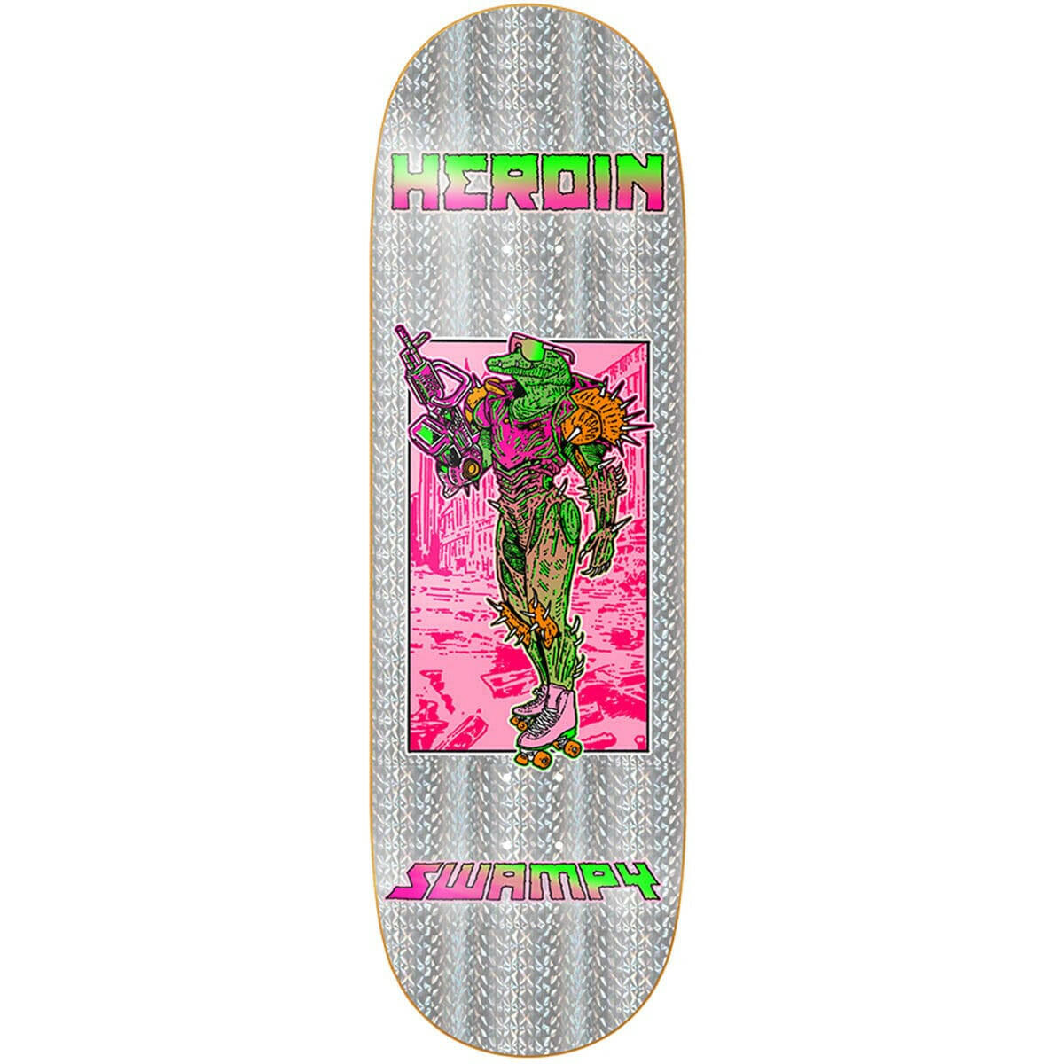 Heroin - Swampy Hellscape 10.0 Skateboard Deck.