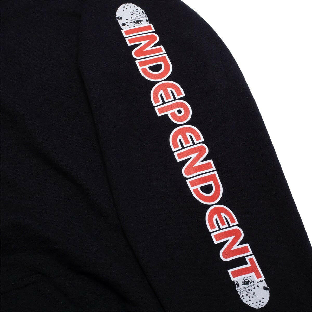 Hockey - Independent Half Mask Hoodie Black.