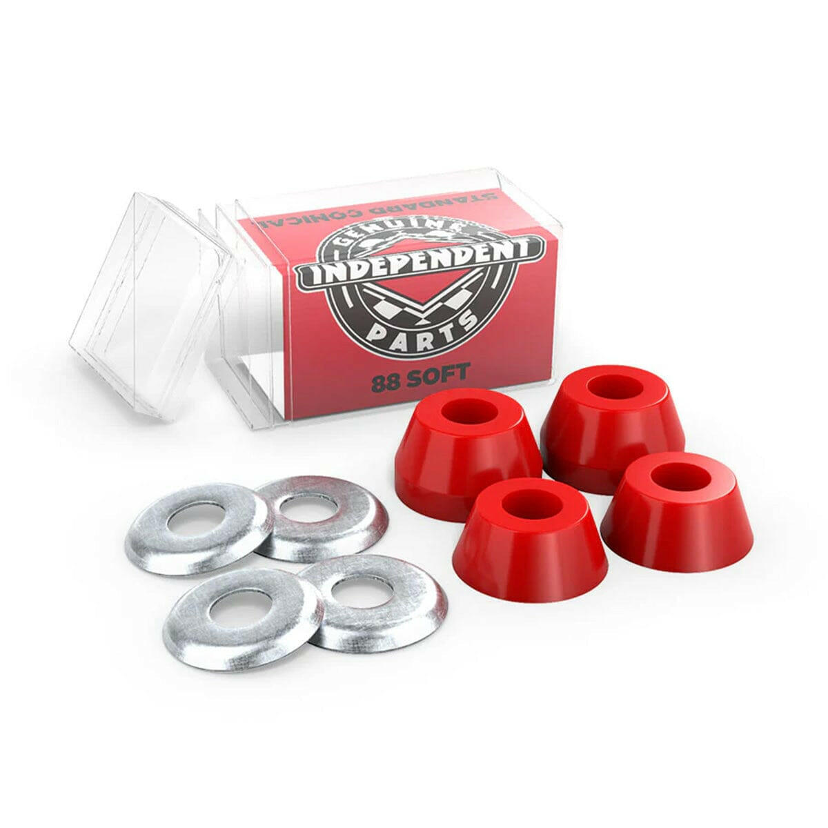 Independent - Standard Conical Bushings Soft 88A Red.