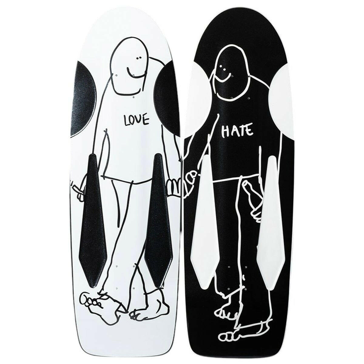 Krooked - Beamer Love/Hate SSD25 10.75 Skateboard Decks Set.