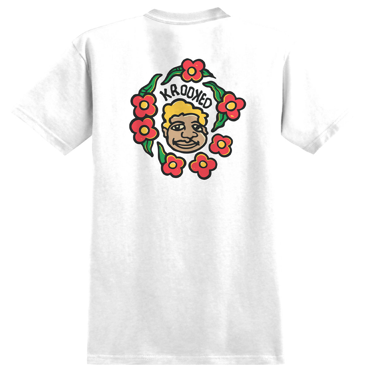 Krooked Krooked MG Tee White Back