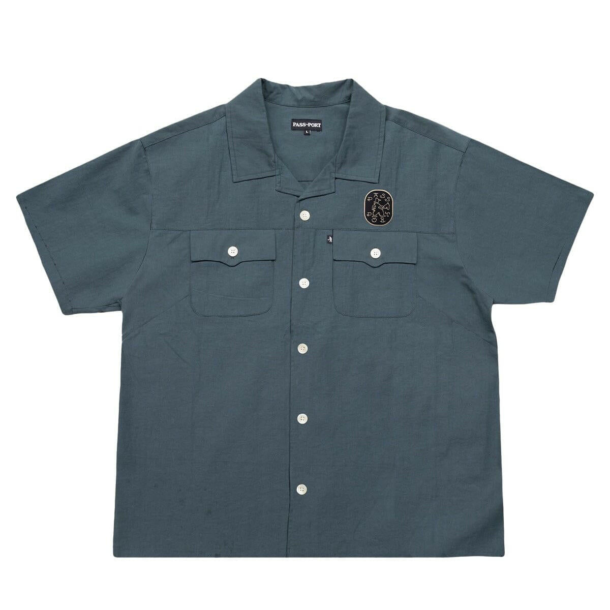 Pass~Port - Cowpoke Casual Shirt Dark Teal.