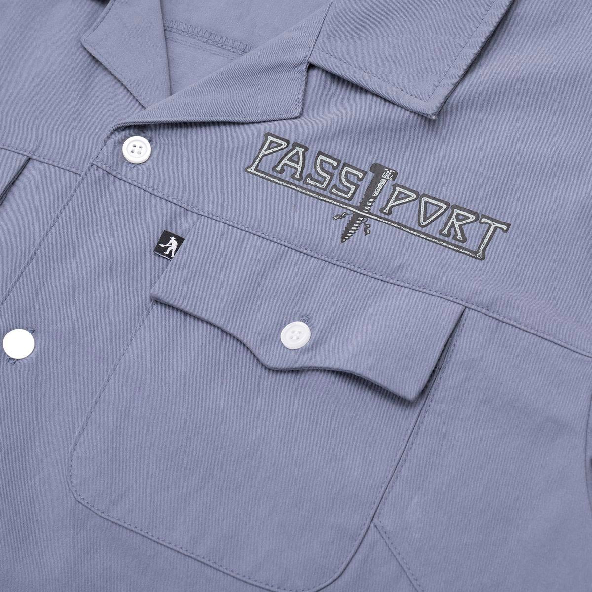 Pass~Port - Screwed Casual Shirt Steel Blue