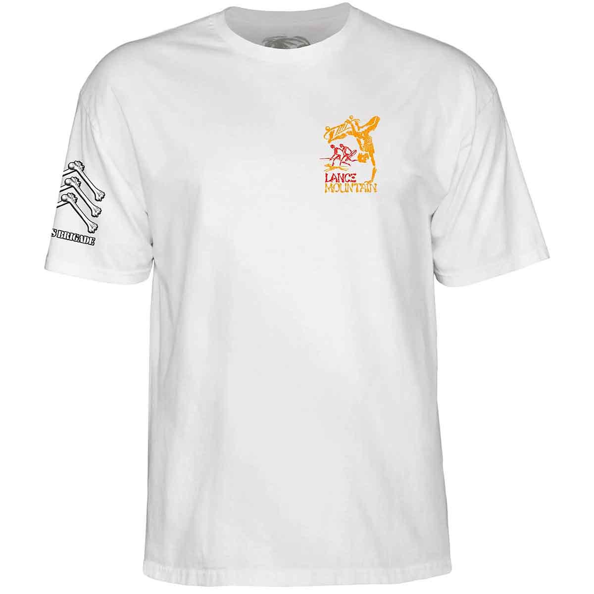 Powell Peralta Lance Mountain Bones Brigade 17 Tee White Front