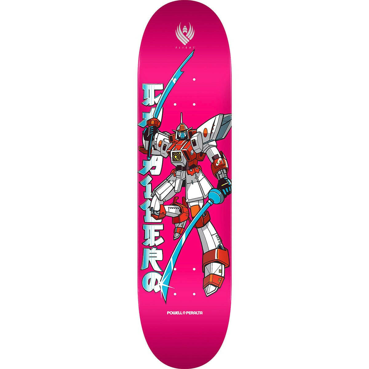 Powell Peralta - Steve Caballero Gundam Flight Pink 8.5 Skateboard Deck.