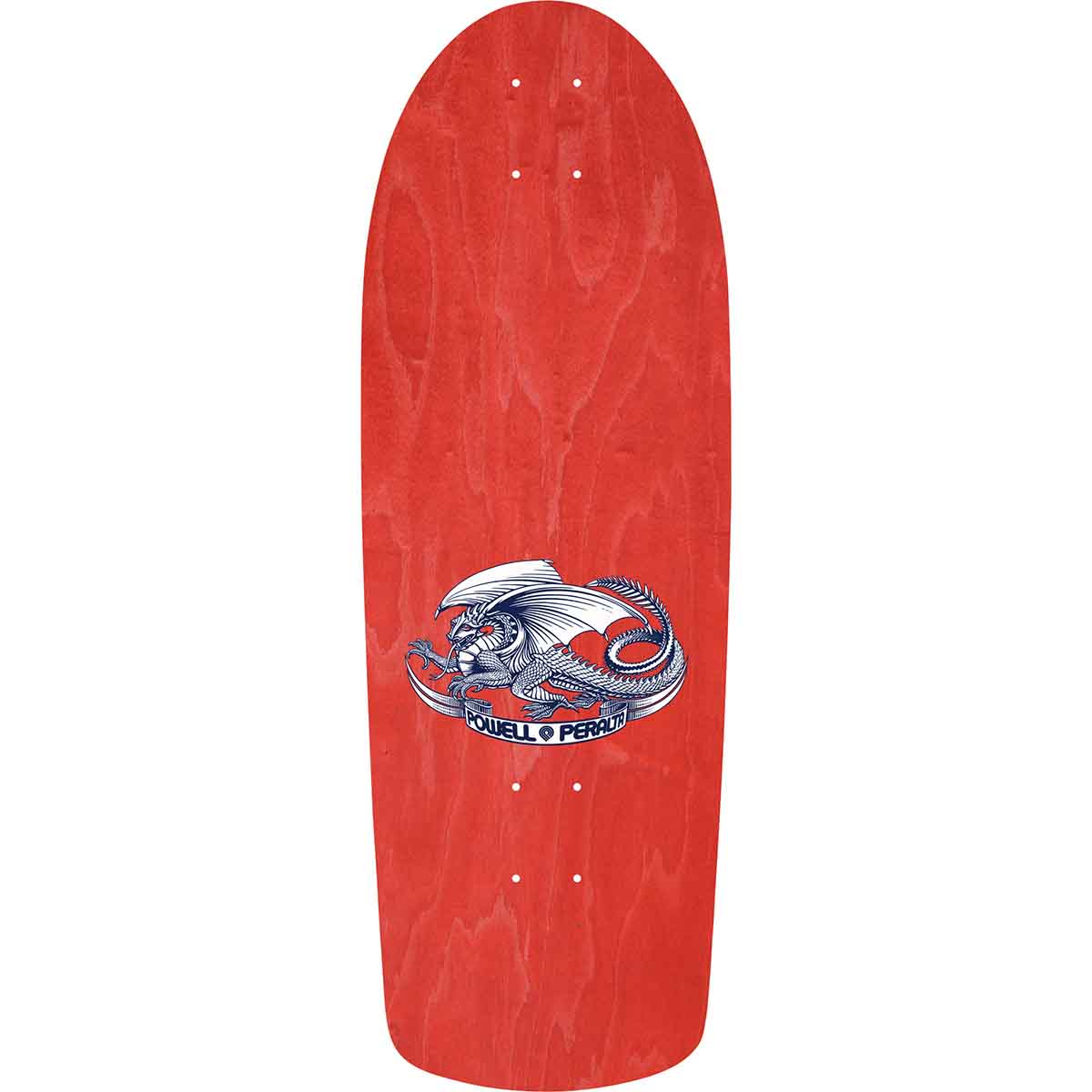 Powell Peralta OG Rat Bones Red Foil 10.0 Reissue Skateboard Deck Top