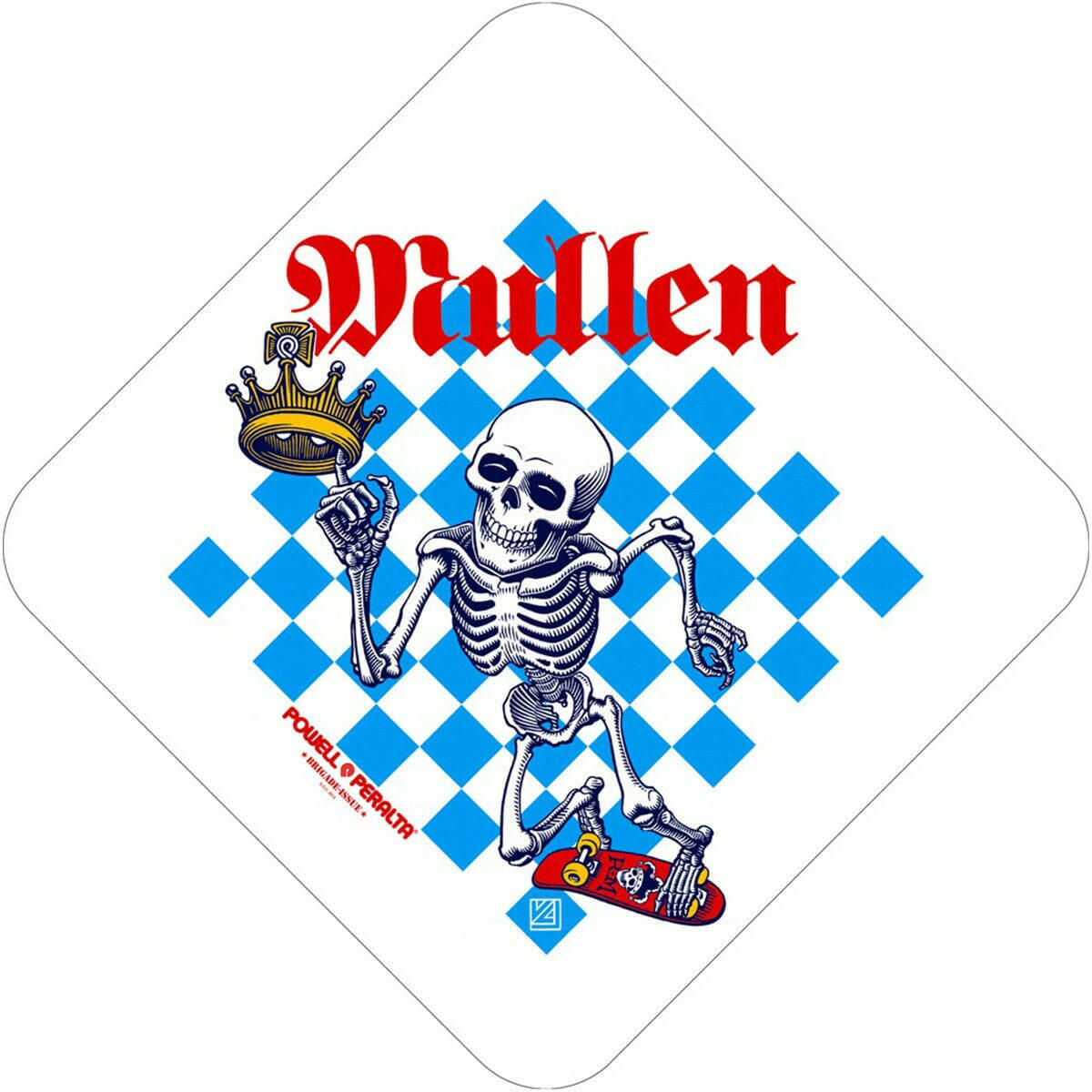 Powell Peralta - Bones Brigade Rodney Mullen Chess 4.375" Sticker.