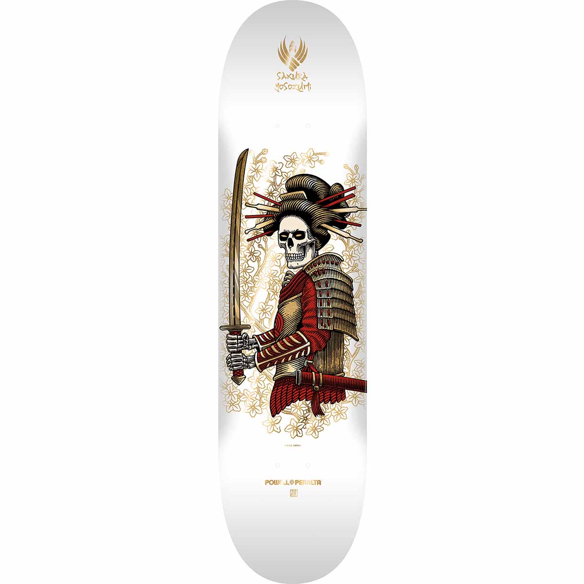 Powell Peralta Sakura Yosozumi Onna-Bugeisha Flight 8.25 Skateboard Deck