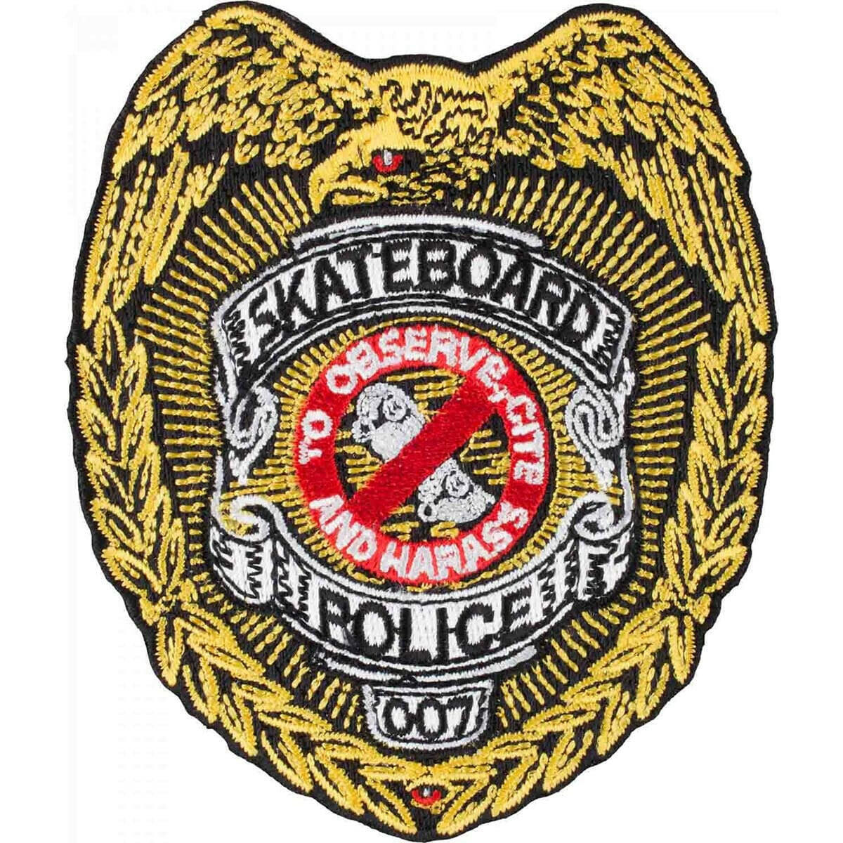 Powell Peralta - Skateboard Police Patch.