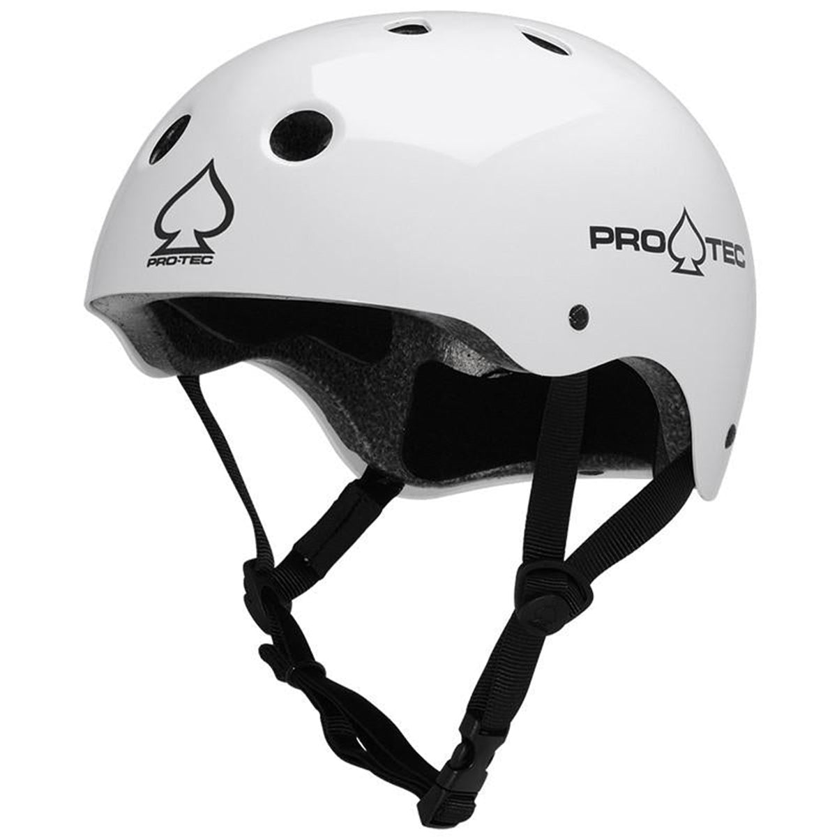 Pro Tec - Classic Certified Helmet White Gloss