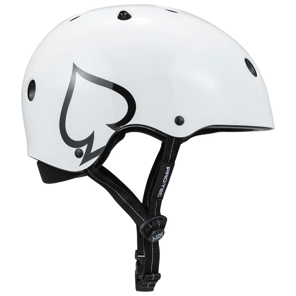 Pro Tec - Low Pro Certified Helmet Gloss White