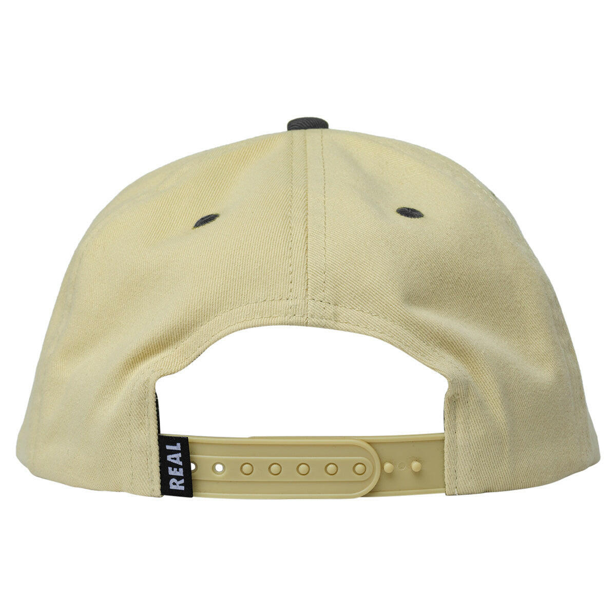 Real - EMB Snapback Tan/Charcoal Denim.