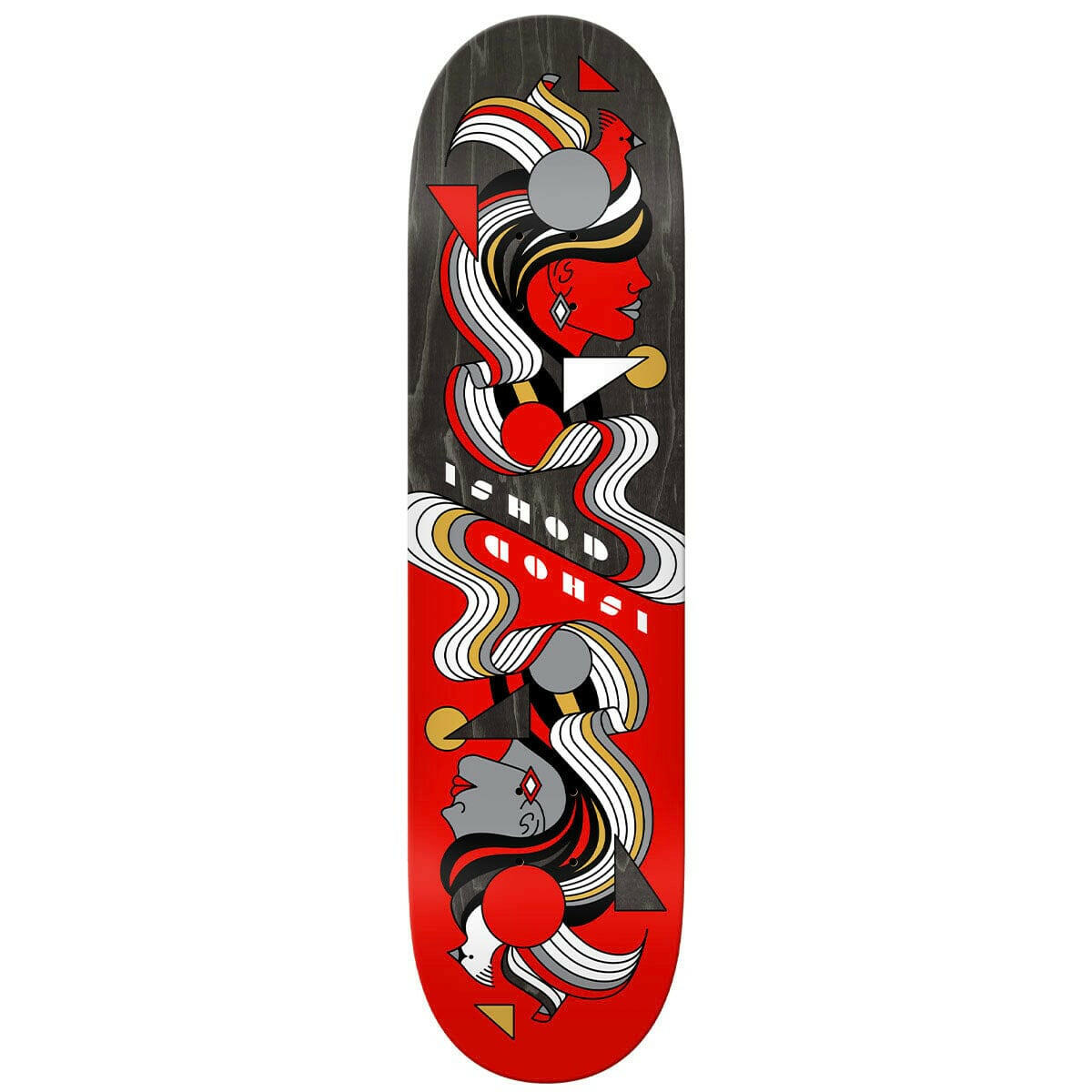 Real - Ishod Wair Fowl Twin Tail 8.5 Skateboard Deck.