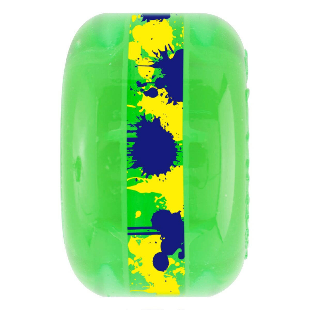 Ricta - Clear Splatter Clouds Camo Green 57MM 78A Skateboard Wheels.