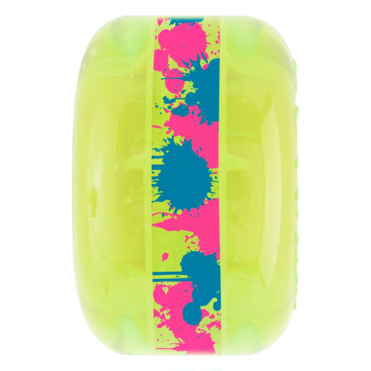 Ricta - Clear Splatter Clouds Camo Yellow 54MM 78A Skateboard Wheels.