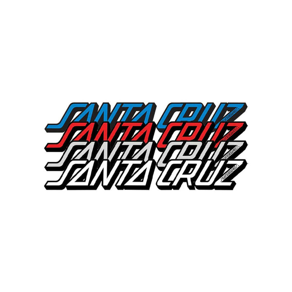 Santa Cruz - Classic Strip 5" Sticker.