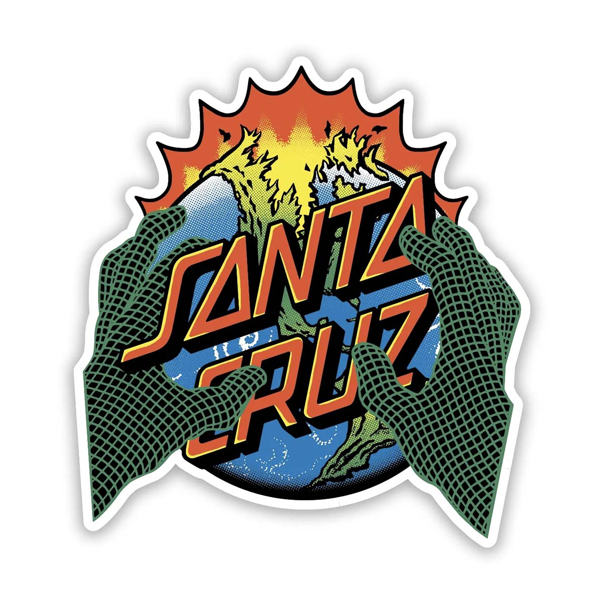 Santa Cruz Kendall End Of The Dot 3.75" Sticker